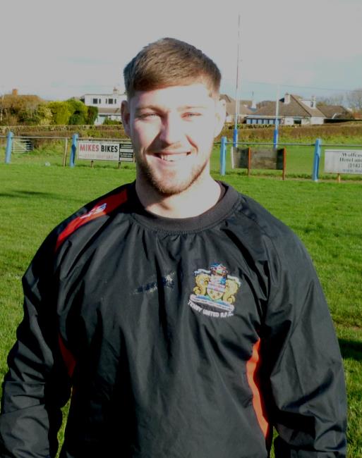Andrew Cooke - cracking opening try in Tenby Uniteds away success